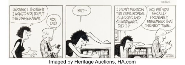 Jerry Scott and Jim Borgman Zits [Dish Drama] Daily Comic Strip Original Art dated 5-28-11 (King Features Syndicate, 2011). | Heritage