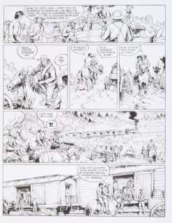 Blanc Dumont Michel | Planche 16 de l’album Gettysburg Encre de chine 45... | Vermot et Associés