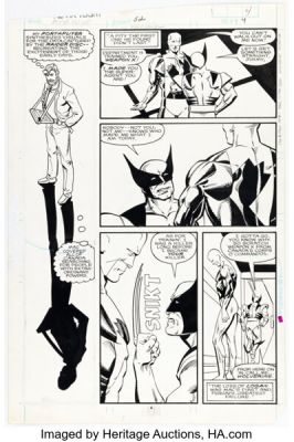 June Brigman and Whilce Portacio Alpha Flight #52 Wolverine Story Page 4 Original Art (Marvel, 1987). | Heritage