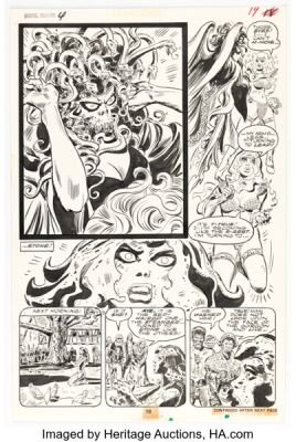 Frank Thorne Marvel Feature #4 Red Sonja Story Page 12 Original Art (Marvel, 1976). | Heritage