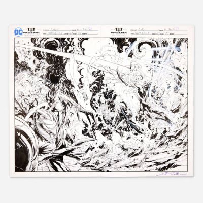 Ivan Reis And Danny Miki | Superman #28 Story Pages 12 and 13 Original Art (DC Comics, 2021) | Landry Pop Auctions
