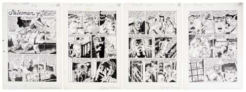 Original Art * ROCCO MASTROSERIO * Salesman of Death" * OUT OF THE SHADOWS #6