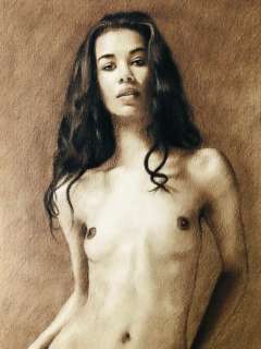 Pin Up - illustrazione originale - pastello su carta - firmato - Loose page - Single piece - (2020) | Catawiki