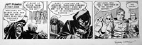 Sydney Jordan - Jeff Hawke daily strip 4684 (Signed)