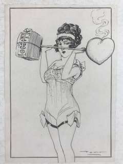 Giove Toppi - Illustr. Origin. "Sollevatrice di..." - Firmato - Loose page | Catawiki
