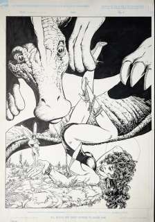 George Perez - Marvel Swimsuit Special vol. 2 She-Hulk and The Wasp OVERSIZED 14x20 1993