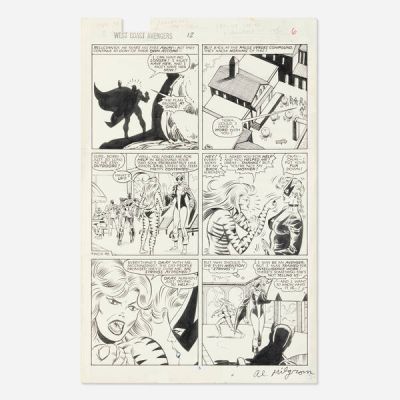 Al Milgrom And Joe Sinnott | West Coast Avengers #12 Story Page 6 Original Art (Marvel Comics, 1986) | Landry Pop Auctions
