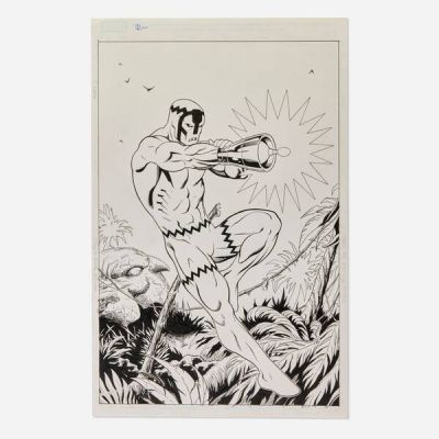 Ed McGuinness | Klaw Concept Original Art (Marvel Comics) | Landry Pop Auctions