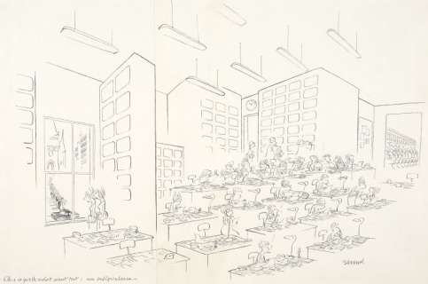 Jean-Jacques Sempé Né En 1932 L’indépendance Encre de Chine Sur Papier Pour Une Version Du Dessin Publié En 1970 Dans L’ouvr... | L’indépendance | Artcurial