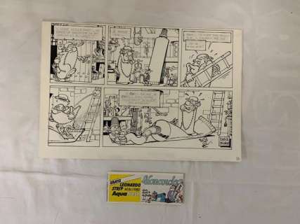 Turk (Philippe Liégeois) - Originele pagina (4 van 4) - Leonardo - Promotieboekje Aquafresh + promoboekje - (1980) | Catawiki