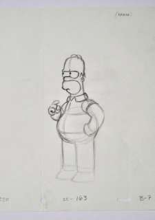 "The Simpsons" - Original Drawing - - Matt Groening - (1988/2020) | Catawiki