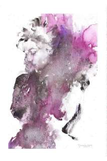 Giovanna Casotto - Original Watercolor â€œMarilyn Monroeâ€ - 39x56 cm - firmato - Loose page - (2019) | Catawiki