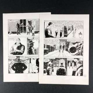 Tex n° 414 - Fabio Civitelli - 2x Tavole originali "Missione a Boston" - Loose page - (1995) | Catawiki