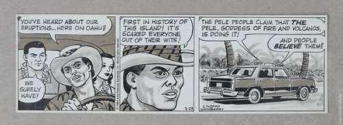 Original Art: Buz Sawyer Comic Strip, March 29, 1984 by John Celardo | mycomicshop.com