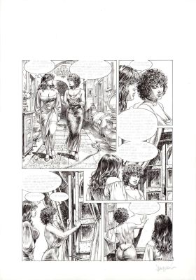 Paolo Eleuteri Serpieri | Druuna n.5 Mandragora p.51 | Tavole Originali