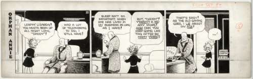 88: Gray Little Orphan Annie 9/8/67 original comic art