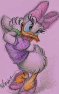 Pretty Daisy - Original Drawing - Joan Vizcarra | Catawiki