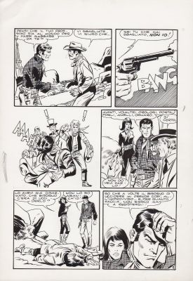 Leone Frollo | La Vedova Nera Episodio n.2 p.5 | Tavole Originali