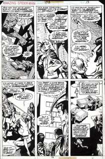 Dave Hunt, Mike Esposito, Ross Andru - amazing spider-man #173 p 15 (molten man, liz allen, peter parker, flash thompson, harry osborn, mary jane watson) 1977