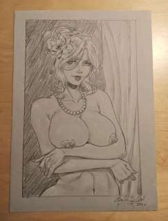 G. Di Caro - Illustrazione firmata - Madame Fleury (2020) | Catawiki