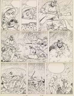 Manara, Milo | QUATRE DOIGTS, L’HOMME DE PAPIER Planche originale n°43 à | Cornette de St Cyr