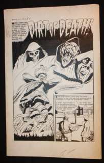 Abe Simon, Manny Stallman - Tomb of terror #4 five page story - la - ‘dirt of death‘ - 1952