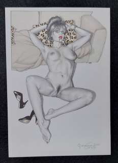 Giovanna Casotto | Giovanna Casotto - illustrazione originale "Autoritratto Cigarette " - Page volante - (2021) | Catawiki