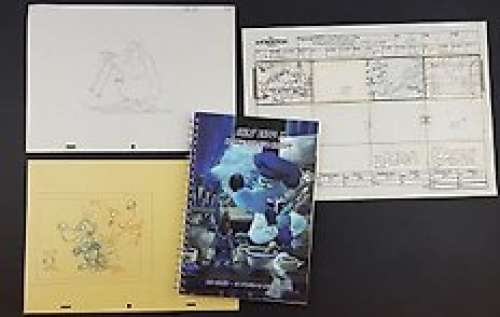 Studio Silver, Cannucciari - Lupo Alberto - Studio Silver - 3x Illustrazioni Originali + Vol. "40 Anni" - Page volante - Exemplaire unique