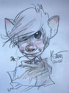 Rosinski, Grzegorz | Rosinski, Grzegorz - Illustration originale - Le grand pouvoir du Chninkel - grand format - Page volante | Catawiki