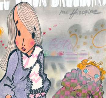 Hislaire, Bernard | Hislaire, Bernard - Origineel coverontwerp in kleur - Bidouille et Violette / Frommeltje en Viola T2 - Les jours sombres / Sombere dagen - (1981) | Catawiki