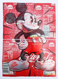 Chris Duncan | ComicCAN - ORIGINAL Artwork by Chris Duncan - MICKEY on 2 COKE can - Exemplaire unique - (2021) | Catawiki