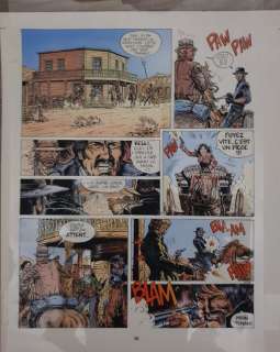 Swolfs, Yves - 1 Mise En Couleur | Yves Swolfs - Mise en couleur sur planche - Durango - Amos - (1986) | Catawiki