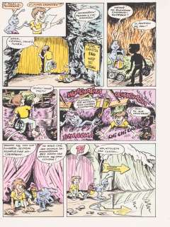 Szarlota Pawel (1947 - 2018) | Szarlota Pawel | "Jonka, Jonek i Kleks. Smocze Jajo", blaudruk i diapozytyw nr 50, około1975 | Desa Unicum