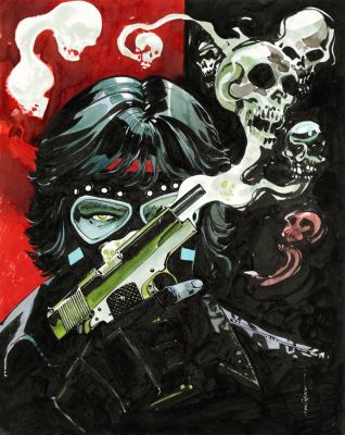 R.M. Guera | “Dream Thief” – Illustrazione | Cart Gallery