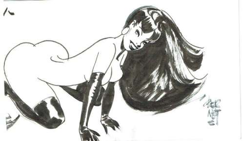 Jordi Bernet | Chiara di Notte - J. Bernet - illustrazione originale - Page volante | Catawiki