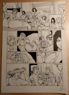 Gabriele Di Caro | G. Di Caro - Tavola Originale "Les arcanes de la maison Fleury-Le Rossignol" - Page volante - (2020) | Catawiki