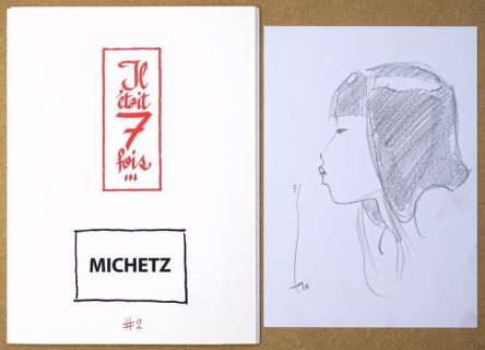 Michetz | Michetz - Portfolio ’Il était sept fois n°2" + dédicace - Page volante - EO | Catawiki