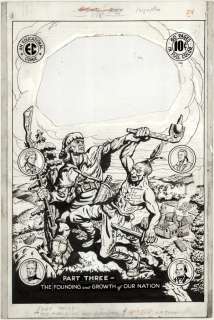 170: Simon Pic Stor Am Hist #3 1946 original comic art | Russ Cochran