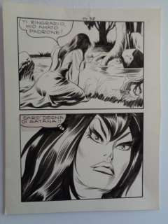 Leone Frollo | Lucifera n. 14 - L. Frollo - original page "Verso la Turinga" - Page volante - (1972) | Catawiki