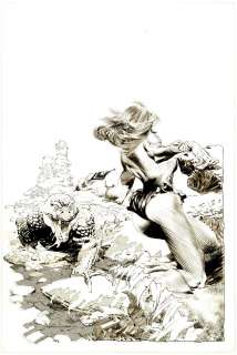 Pen & Ink | Grindberg - WILMA Pen & Ink NO RESERVE! | Russ Cochran