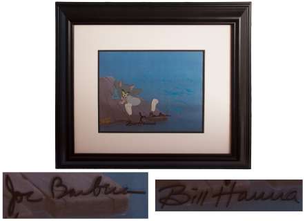 Hanna & Barbera Signed Original Hand-Painted Production Cel for ’’Tom and Jerry: The Movie’’ | Nate Sanders