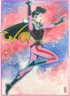 Magnus | Magnus - Illustrazione originale "Milady nel 3000" - Page volante - Exemplaire unique | Catawiki