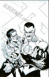Christian Alamy - Green Lantern the New 52 Issue 6 Page Cover