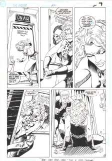 Rod Whigham | The Jaguar #10 P.9 - Action - 1992 | Anthony’s Comic Book Art
