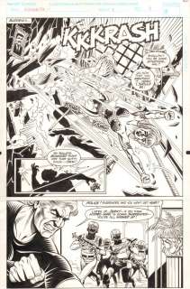 Darren Auck - Namorita #1 p. 11 - action splash - 1993