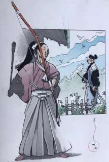 Michetz, Marc | Michetz, Marc - Dessin original en couleur -Â En attendant Kogaratsu - (2020) | Catawiki