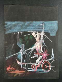 Karel Thole | Karel Thole - Urania - Bozzetto per Copertina - Page volante | Catawiki