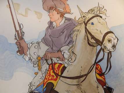 Pã¢Ques, Olivier | PÃ¢ques, Olivier - Originele tekening in kleur - Loïs - (2018) | Catawiki