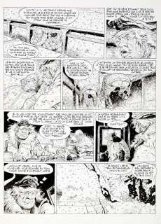 Hermann | Bernard Prince, planche n°31 Ã  l’encre de Ch… | Millon