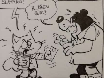 Saive, Olivier | Saive, Olivier - Planche originale - Chaminou - La main verte - (1993) | Catawiki